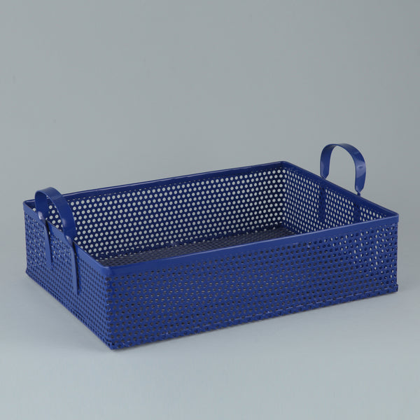 Powder-coated mesh basket