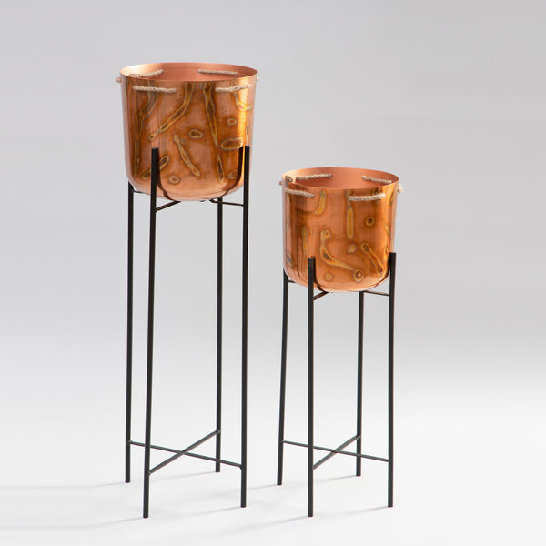 Set of 2 Copper Stands