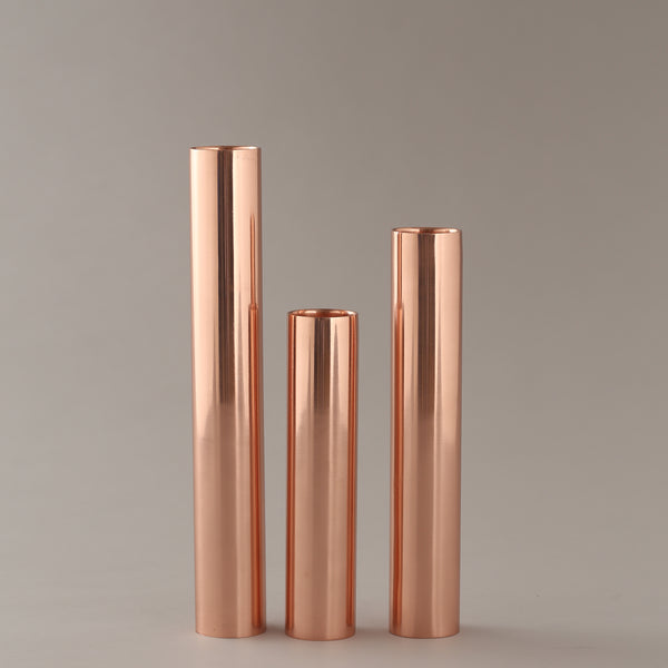 Copper-Plated Steel Tea Lights