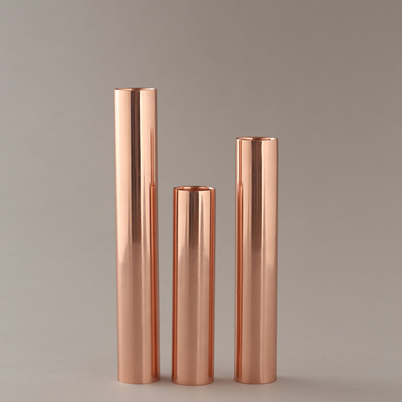 Copper-Plated Steel Tea Lights