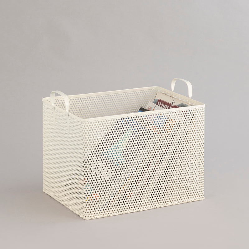 Powder-coated steel basket