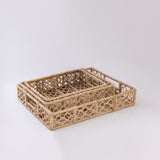 Handwoven rectangle baskets