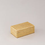 Gold Small Rectangular Bone Trunk Box