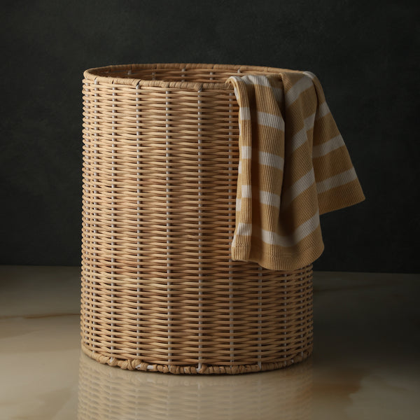 Rattan round basket