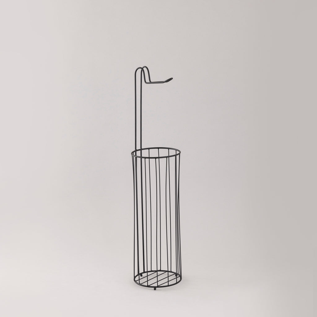 MATT BLACK PAPER ROLL HOLDER