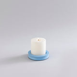 CANDLE HOLDERS SKY BLUE - SET OF 5