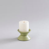 CANDLE HOLDERS GREEN - SET OF 5