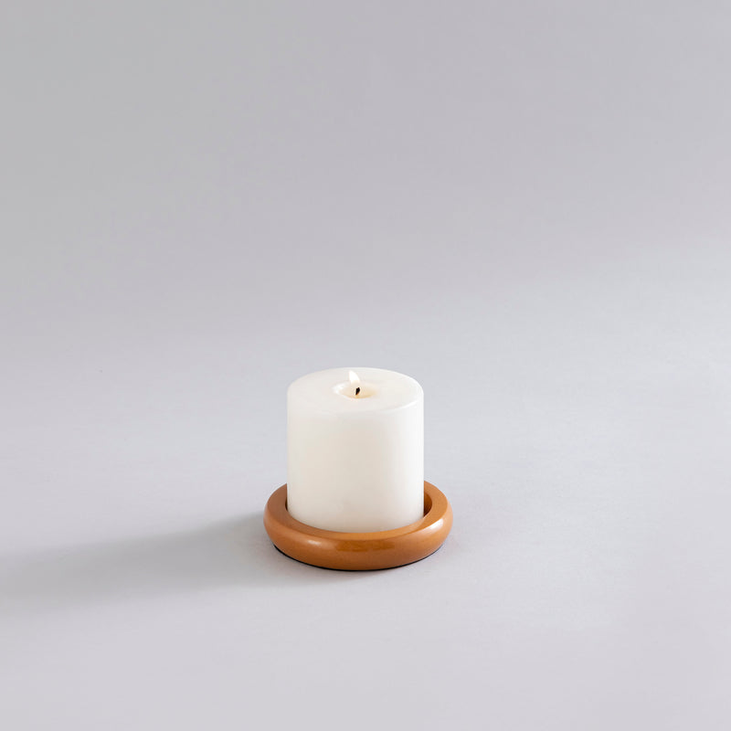 CANDLE HOLDERS TERRACOTTA - SET OF 5