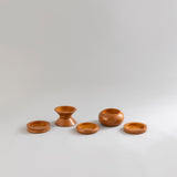 CANDLE HOLDERS TERRACOTTA - SET OF 5