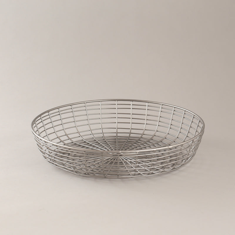 Powder-coated wire basket