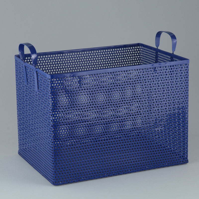 Powder-coated steel basket