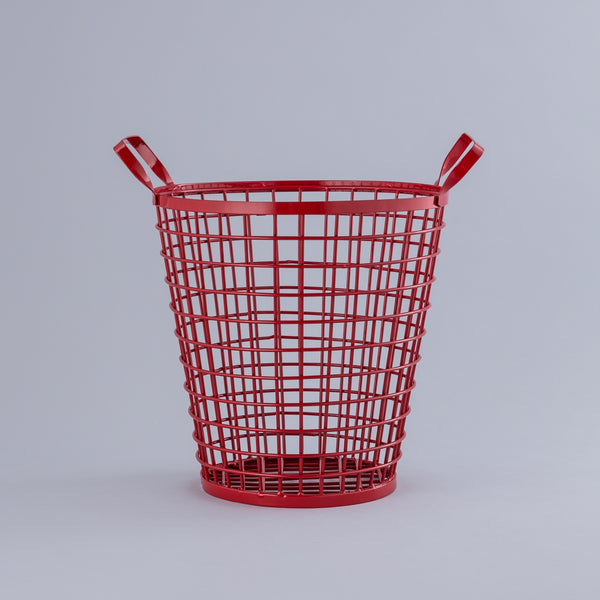 Stylish Red iron basket