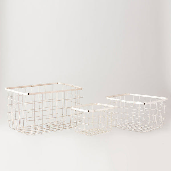 Wire metal Square basket