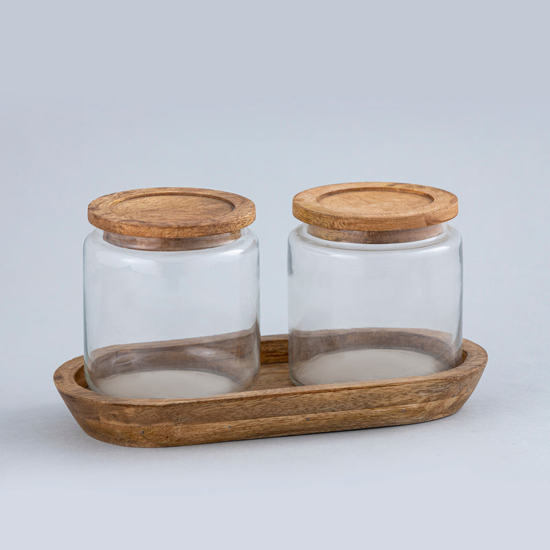 Wooden Canister Set/2