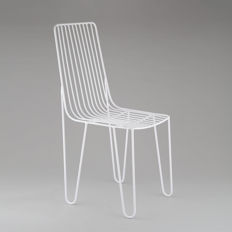 Wireframe White Chair