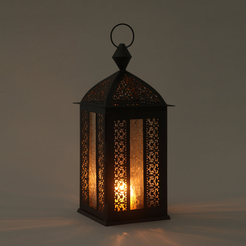 embossed moroccan lantern