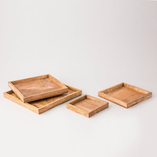 Copse Square Fence Tray Set of 4