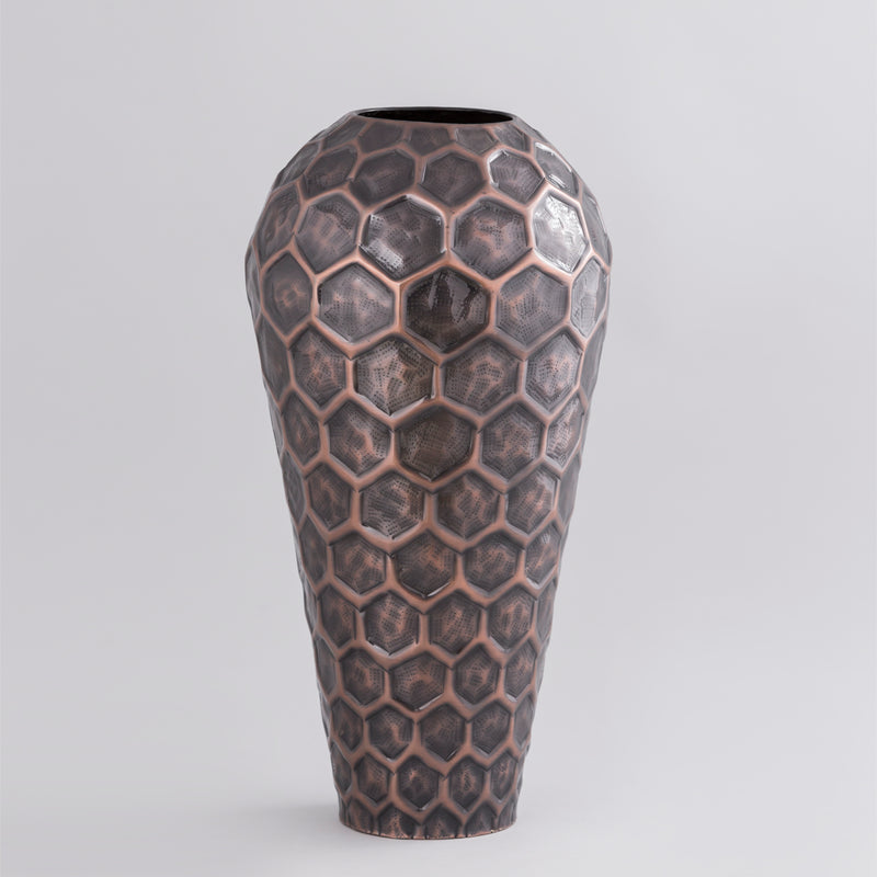 Black Plated Flower Vase